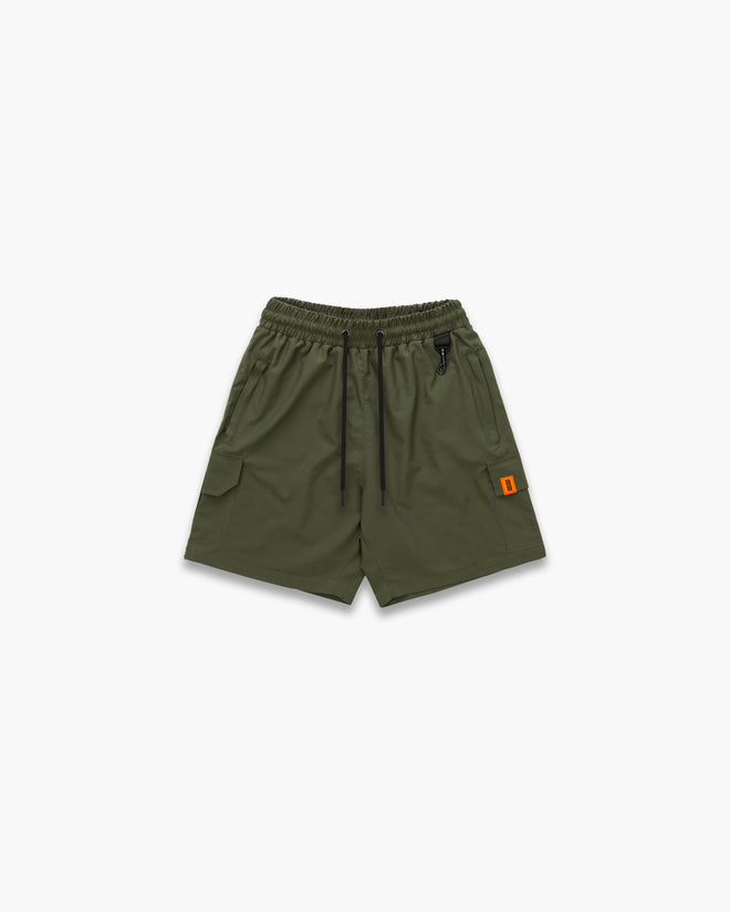 AJ Tech Khaki Cargo Short