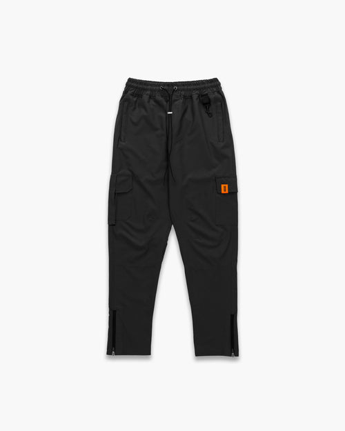 AJ Tech Black Cargo Pant