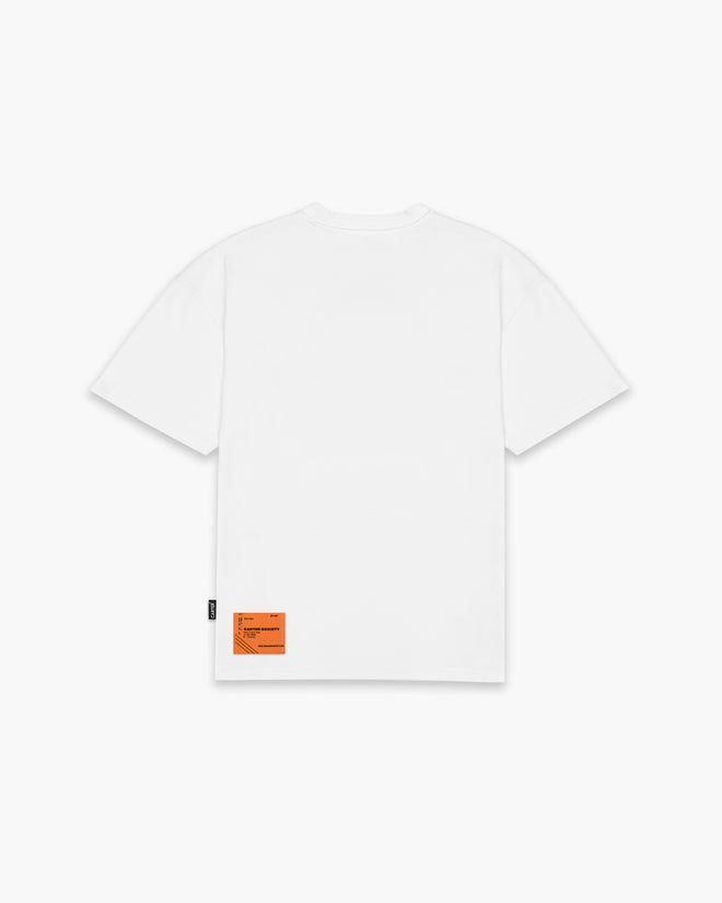 BYBROTHERS White/Mocha Oversized Tee