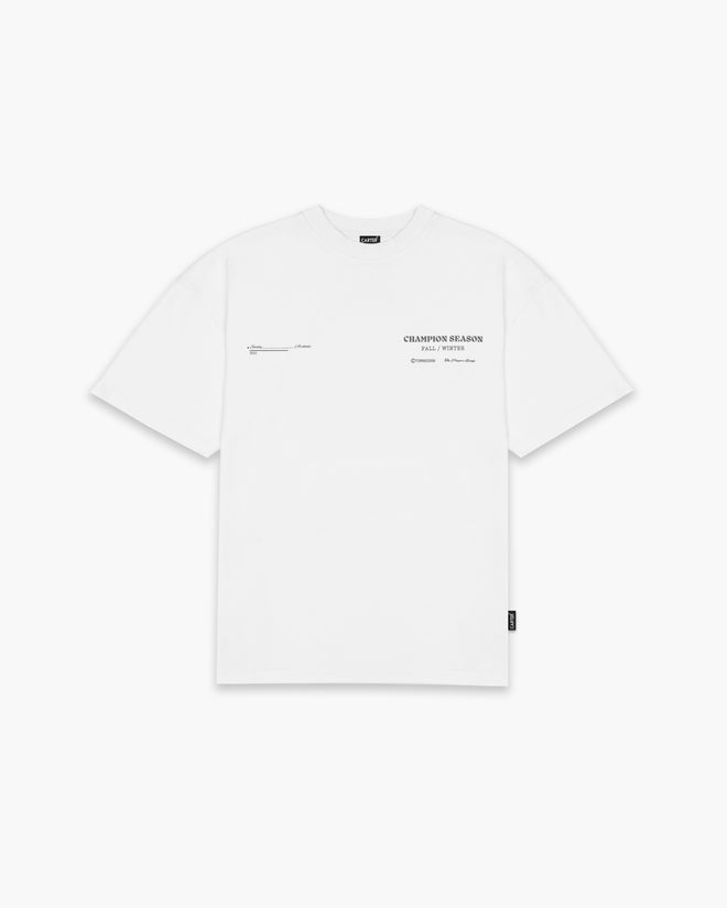 PLAYERS LOUNGE White Oversized Tee