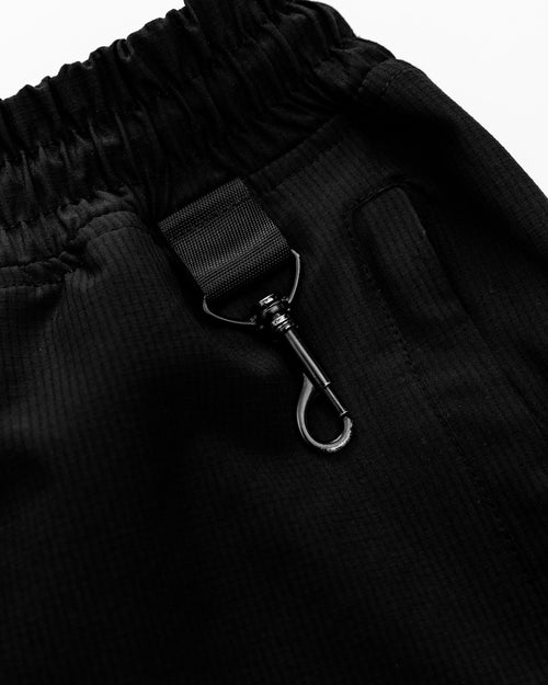 AJ Tech Black Cargo Pant