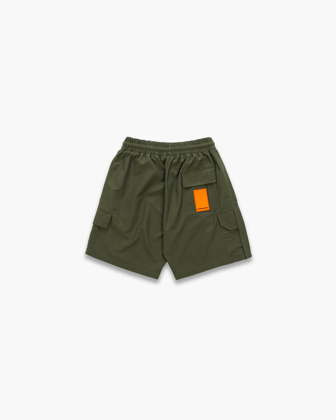 AJ Tech Khaki Cargo Short