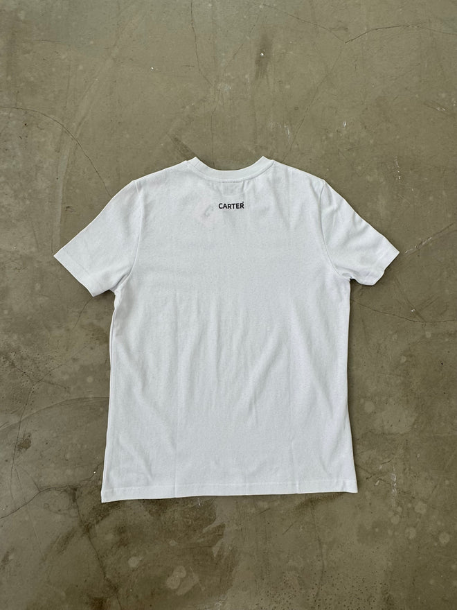 SAINT White Fitted Tee