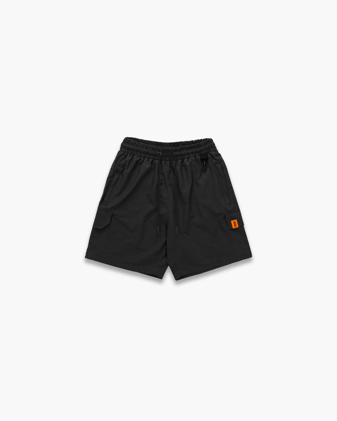 AJ Tech Black Cargo Short