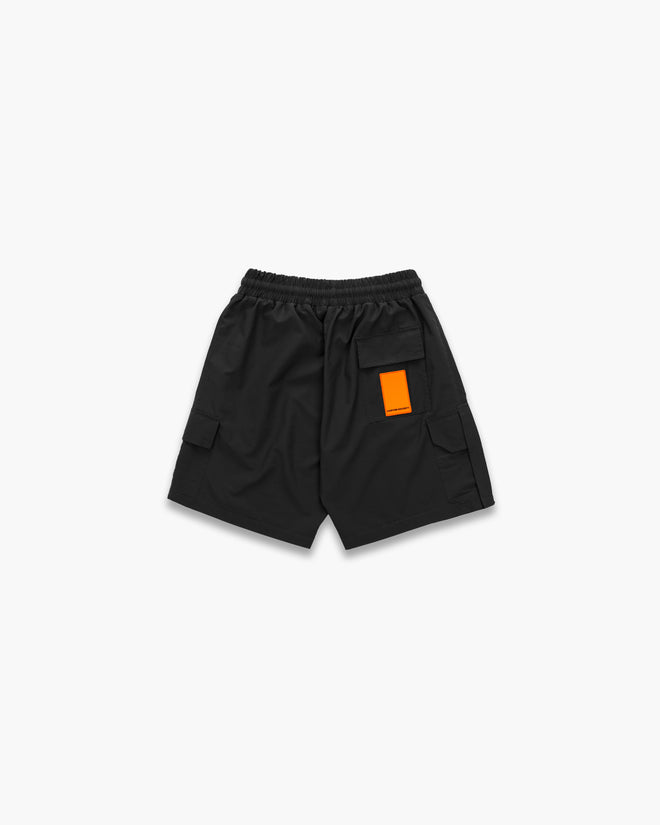 AJ Tech Black Cargo Short