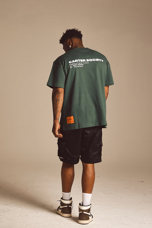 STATEMENT Forest Green Oversized Tee